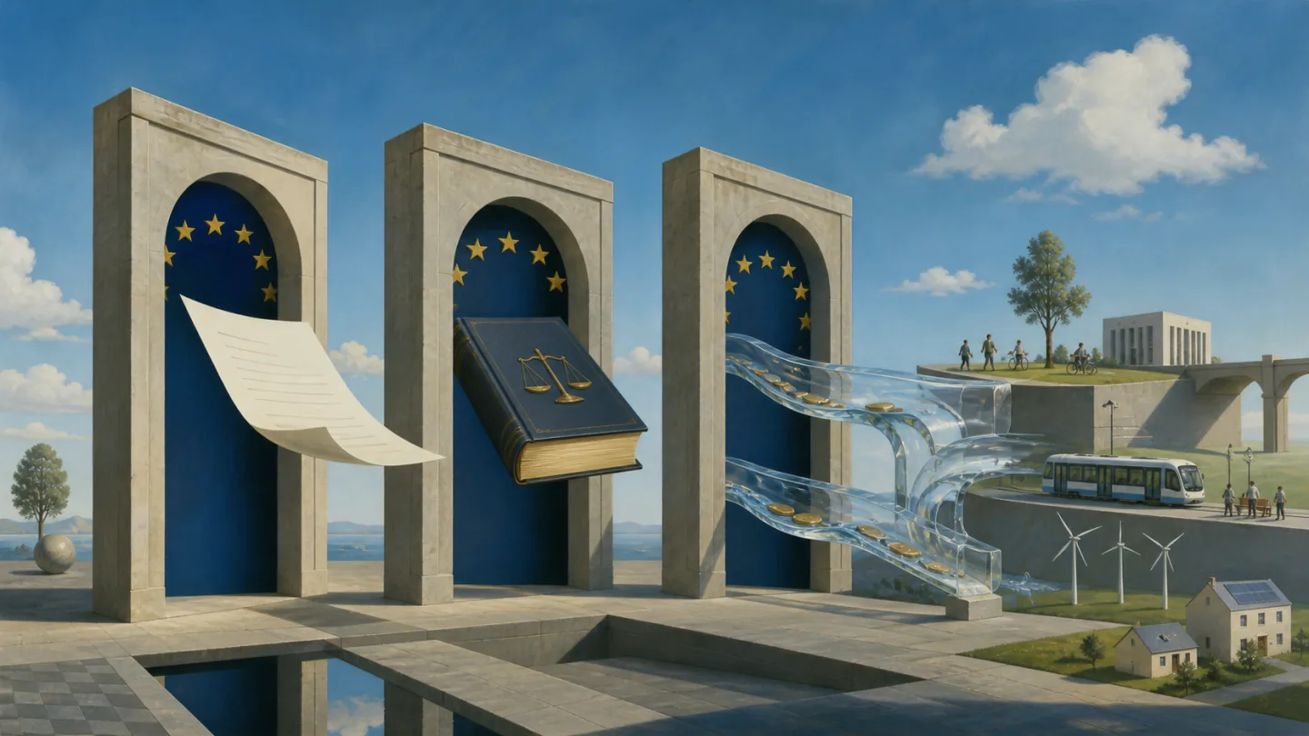 A proposal travelling through three surreal civic gateways to become law and transparent public investment