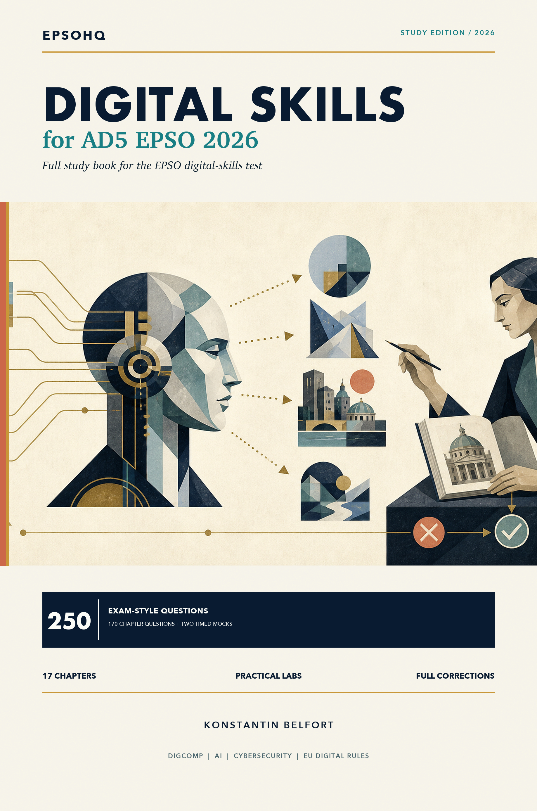 Cover of Digital Skills for AD5 EPSO 2026