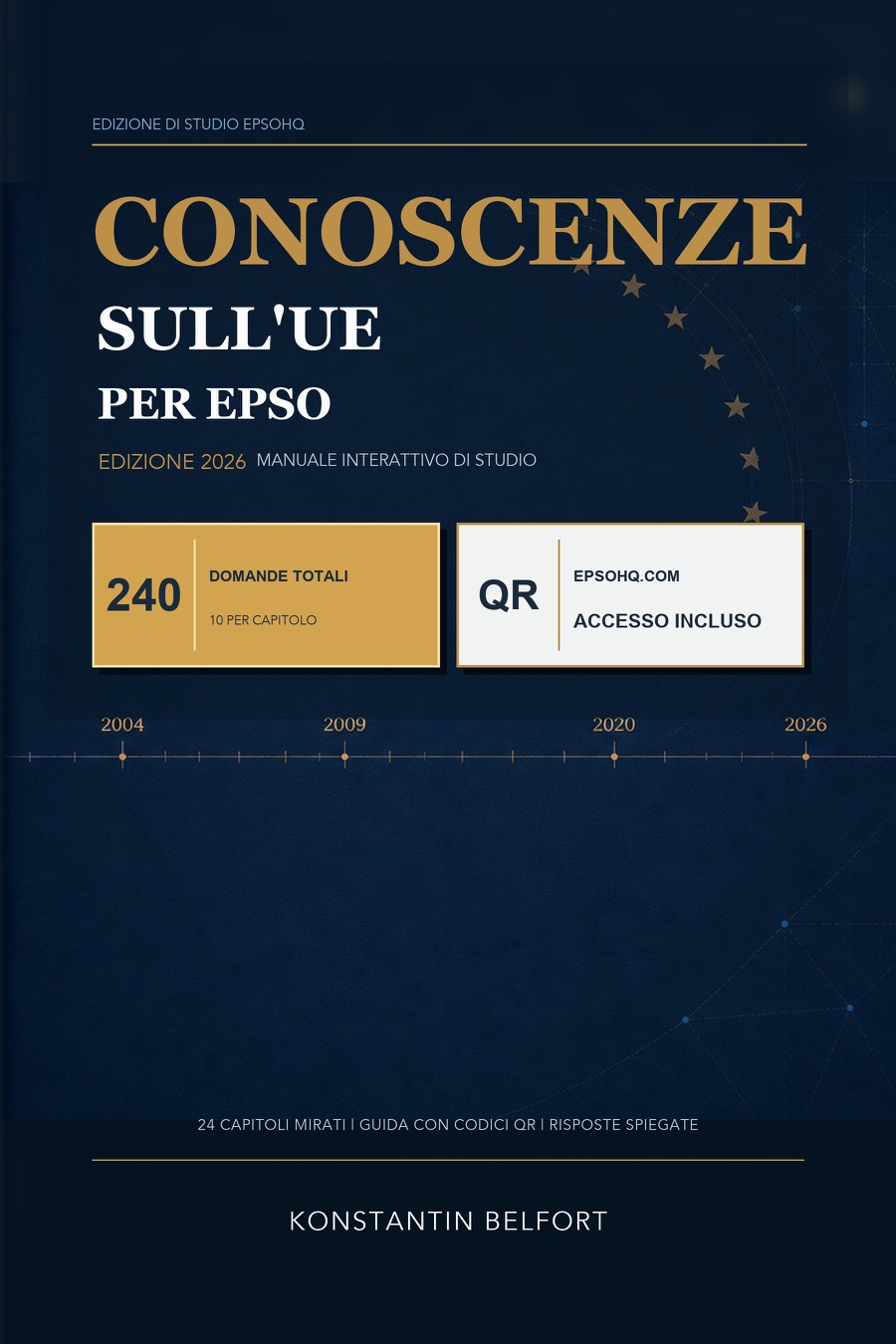 Conoscenze sull'UE per EPSO — Edizione 2026 — Manuale interattivo di studio cover