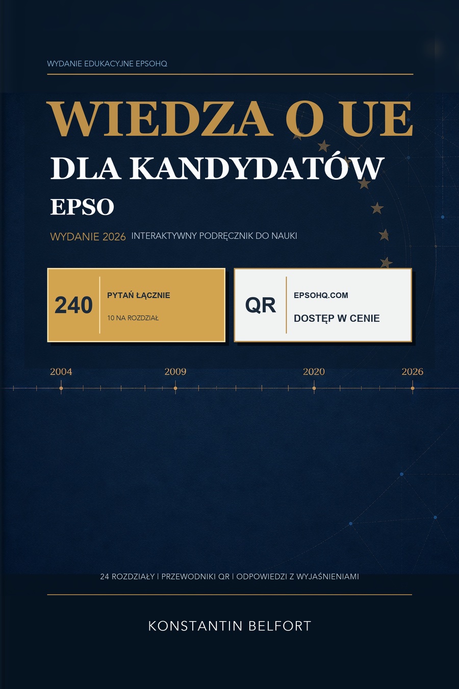 Wiedza o UE dla kandydatów EPSO — Interaktywny podręcznik do nauki 2026 cover